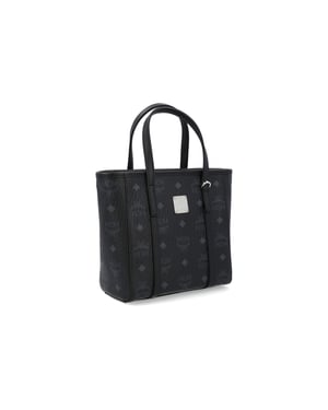 Mcm Damen Toni Shopper in Braun Visetos