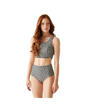 Regatta - "Orla Kiely" Bikini wendbar für Damen (Schwarz)