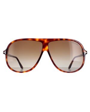 Tom Ford Schild Unisex Havanna Braun Farbverlauf Spencer 02 FT0998
