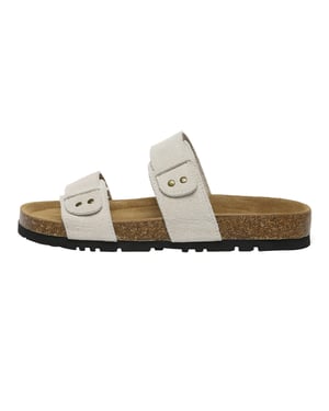 EVER AU Damen Leder Sandalen - Scarlet