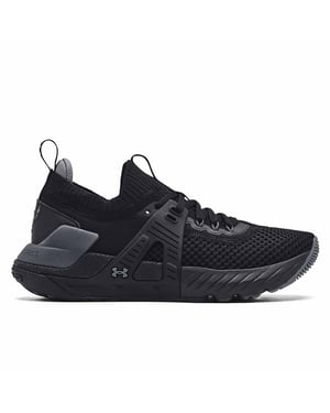Under Armor Project Rock 4 Black Womens Trainer