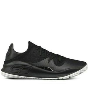 Under Armour Curry 4 Low Herren Black Trainer