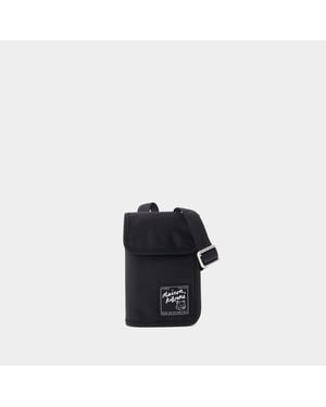 Neck Pouch "the Traveller" - Maison Kitsune - Synthetik - Schwarz