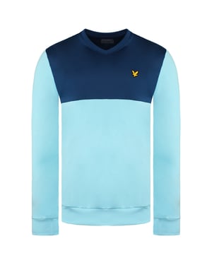 Lyle & Scott Golf Mens Blue Pullover