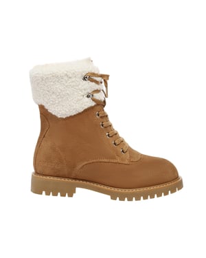 EverAU Australia Sittella Damen Chunky-Stiefel - Kastanienbraun