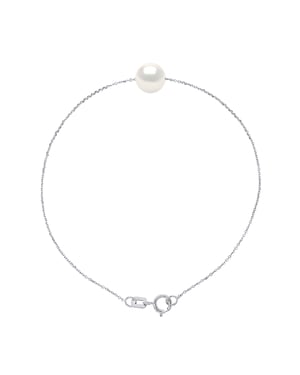 DIADEMA - Armband - Echte Süßwasserperlen - Silber