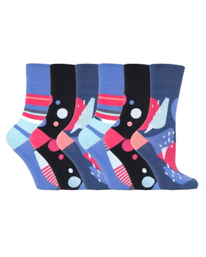 Gentle Grip - 6 Paar Damen Gentle Grip nicht elastische Socken - GG190