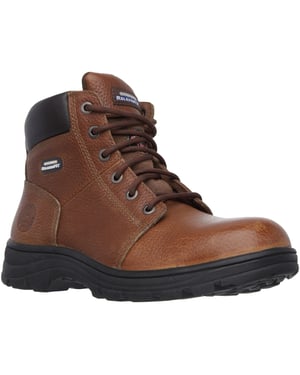 Skechers Herren Workshire Relaxed Fit Schnür-Sicherheitsstiefel mit Knöchelschutz