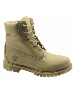 Timberland AF Premium Nubuck 6 Zoll Camo Sohle Beige Womens Stiefel A148U Z11B Z25A