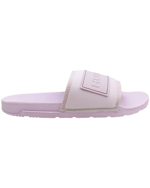 Hunter Neoprene Logo Damen-Slipper in Rosa