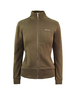 Champion Heritage Fit Damen-Trainingsjacke in Braun