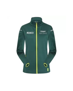 Aston Martin F1 Offizieller Team Womens Green Softshell Jacke