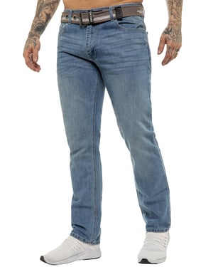 Enzo | Herren-Denimjeans mit geradem Bein
