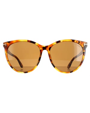 Tom Ford Rund Damen Havanna Blond Braun Maxim FT0787