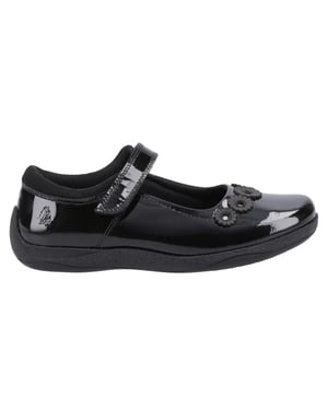 Hush Puppies - Mädchen Schul-Uniform-Schuhe "Christina", Leder (Schwarzer Lack)