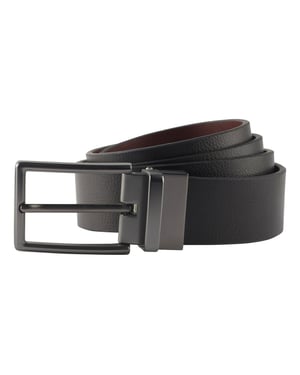 Asquith & Fox Herren Zwei-Wege-Ledergürtel (Schwarz/Braun)