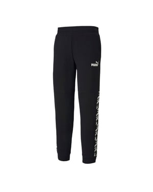 PUMA Amplified Track Hosen Dacked Logo Black Jogger - Herren - Herren