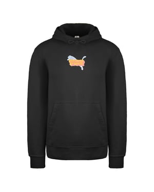 Puma x Kidsuper Studios Langarm schwarzer Mens Grafikhodie 598463 01