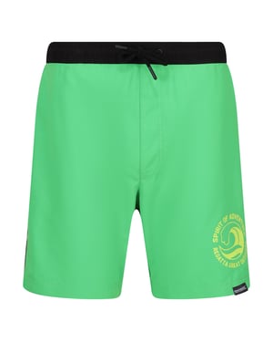 Regatta - "Bentham" Badeshorts für Herren (Grassgrün/Schwarz)