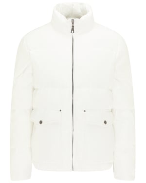 Dreimaster Blouson Herren Wollweiß