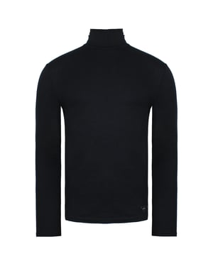 Hom Plain Herren Schwarzer Golfpullover