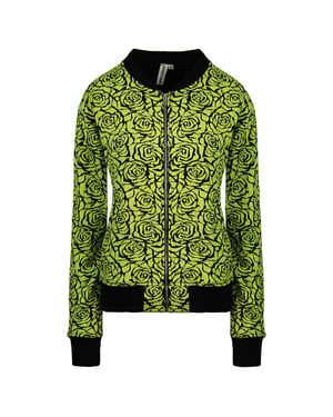 Vans von der Wand Langarm Reißverschluss UP Printed Womens Yellow Track Jacke V2YRD2P