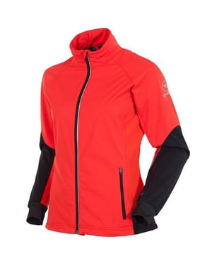 Rossignol Moonlight Womens Schwarz/rote Jacke