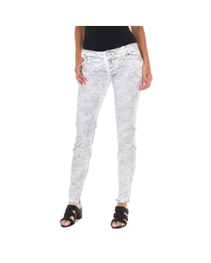 Lange Hose mit schmal geschnittenen Säumen 70DBF0585-R216 woman