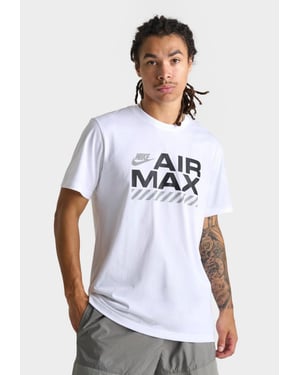 Nike Air Max Grafik Herren T-Shirt in Weiß