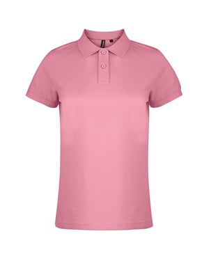 Asquith & Fox - Unifarbenes Poloshirt - Damen (Hellrosa)
