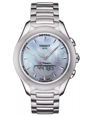 Tissot T-touch Solar Damenuhr Silber T0752201110100