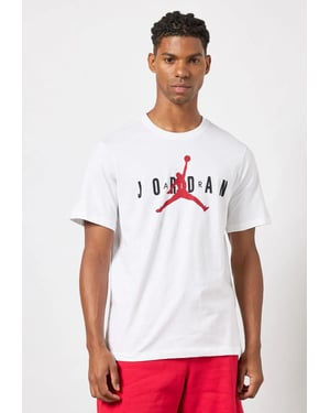Nike Air Jordan Herren-T-Shirt in Weiß