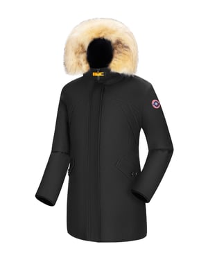 Subprime Parka für Frauen. Der Parka ist aus hochwertigem Polyester gefertigt und hat ein warmes Innenfutter. Ideal für die kalten Wintermonate. Der Pelzkragen ist aus Kunstfell und abnehmbar. Die Jacke verfügt über einen Auf- und Abwärts-Reißverschluss, einfach, wenn Sie auf Ihrem Fahrrad, Moped oder Roller sitzen müssen.  Marke: SubprimeModellname: Parka ChloeKategorie: Damen WintermantelMaterialien: PolyesterFarbe: schwarz