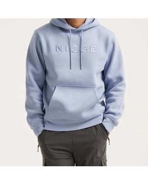 Nicce Mercury Herren-Kapuzenpullover, hellblau