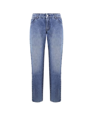 Emporio Armani Slim Fit Herren gewaschene Jeans