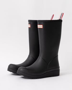 Hunter Play Tall Damen Regenstiefel in Schwarz