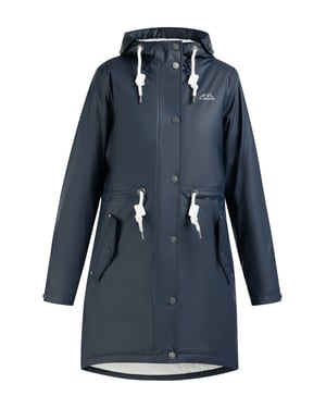 ICEBOUND Wattierter Regenmantel Damen Marine