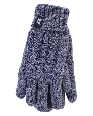 Heat Holders - Womens Cable Knit 2.3 tog Handschuhe für den Winter