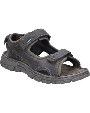 JOSEF SEIBEL Brendan 04 | Sandale für Herren | Grau Brendan 04, asphalt-kombi