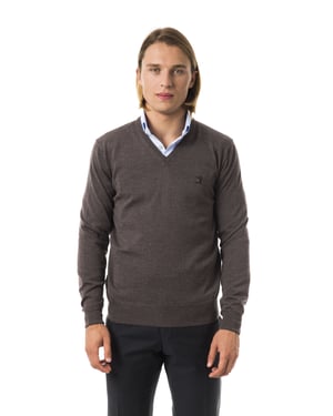 Chandail en noyer pour hommes Uominitaliani