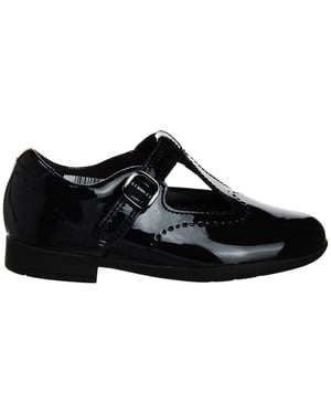 Clarks Scala sucht Kinder schwarze Schuhe