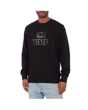 Bedrucktes Herren-Sweatshirt mit Rundhalsausschnitt A09755-5RIAJH