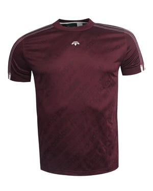 Adidas von Alexander Wang Mens Burgundy T-Shirt