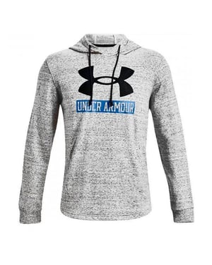 Under Armour -Konkurrent Terry Mens Grey Logo Hoodie