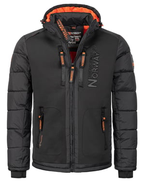 Geographical Norway Winterjacke Schwarz