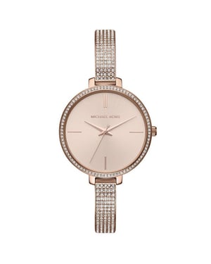 Michael Kors MK3785 Jaryn Kristall Rose Gold Zifferblatt Damenuhr