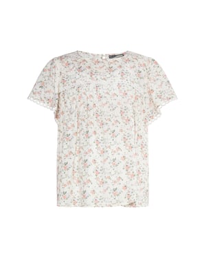 Dreimaster Bluse Mädchen (Kids) weiße Blume