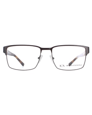 Armani Exchange Rectangle Herren Matt Braun Brille