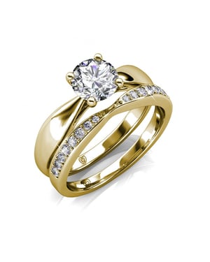 Prestige Ring - Gold und Kristall