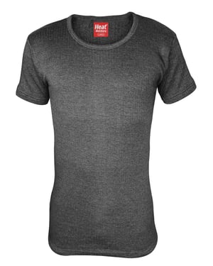 Heat Holders - Herren-Baumwoll-Wärmeunterwäsche Kurzarm-T-Shirt Weste